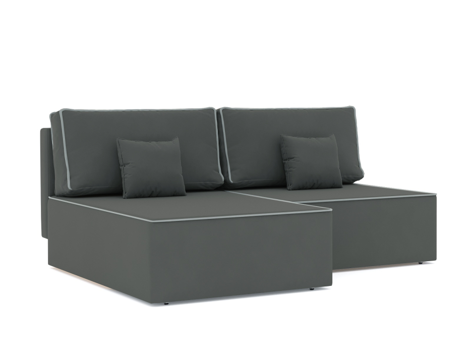 Диваны угловые в гостиную, Диван-кровать угловой еврокнижка Блюм Некст, велюр