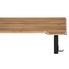 Компьютерный стол Маркос с механизмом подъема 120х75х75, черный