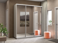 Шкафы-купе, Шкаф-купе Экспресс Экспенс трио 2400 x 2100 x 600