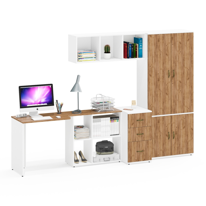 Домашние кабинеты, Домашний кабинет Лидер-8 компоновка № 27