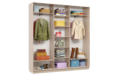 Шкаф-купе Премьер Лайт 43 (08;05;08) трехдверный