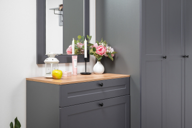 Мебель для прихожей Остин № 56 с вешалкой и зеркалом