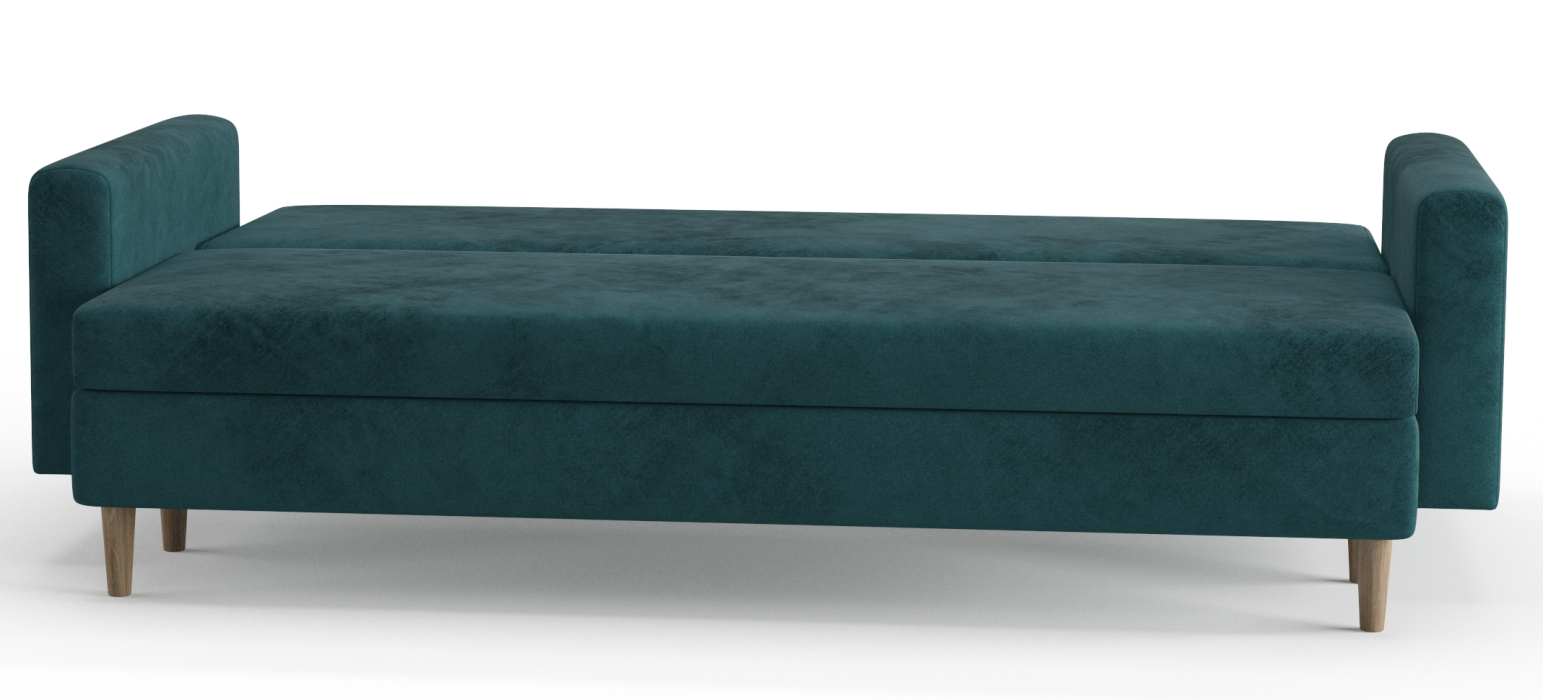 Диваны еврокнижки, Диван-кровать Таврида, пружинный блок, велюр