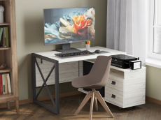 Письменные столы, Стол рабочий универсальный Калифорния Хардвиг 1200 ЛДСП