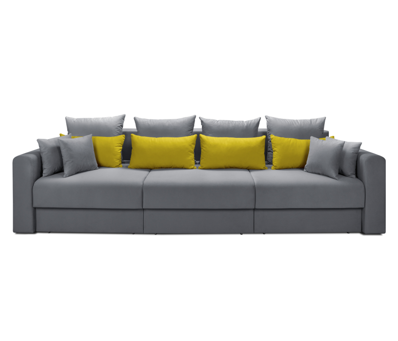 Диваны еврокнижки, Диван кровать прямой модульный Мэдисон, велюр