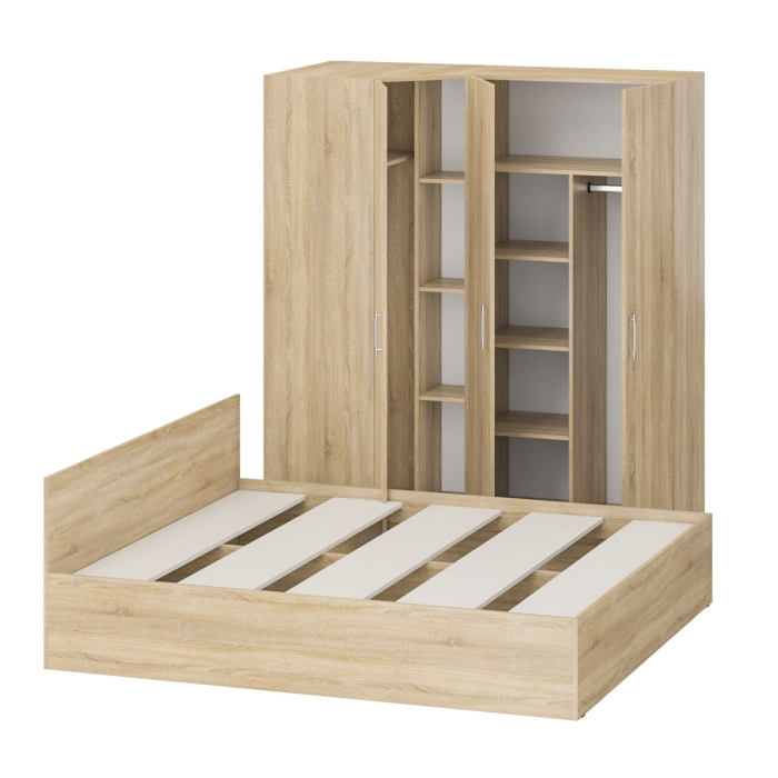 Спальные гарнитуры, Гарнитур Спальный № 2 Стандарт с кроватью 1800