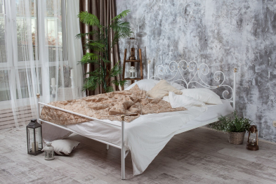 Кованая кровать Кармен 1.8 с одной спинкой