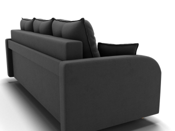 Прямой диван Генри,НПБ,еврокнижка,велюр