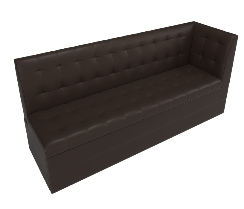 Диваны прямые, Диван кухонный Бриз с углом, эко кожа, правый угол