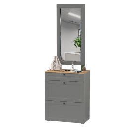 Обувница с зеркалом Остин