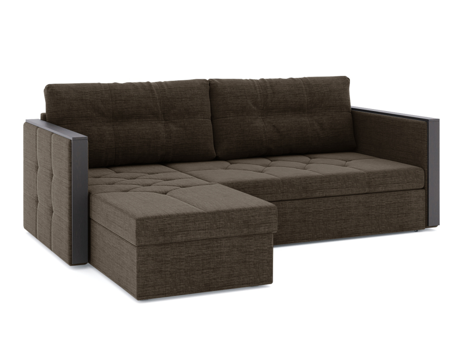 Диваны угловые в гостиную, Диван-кровать угловой Даймонд дельфин, рогожка Люкс