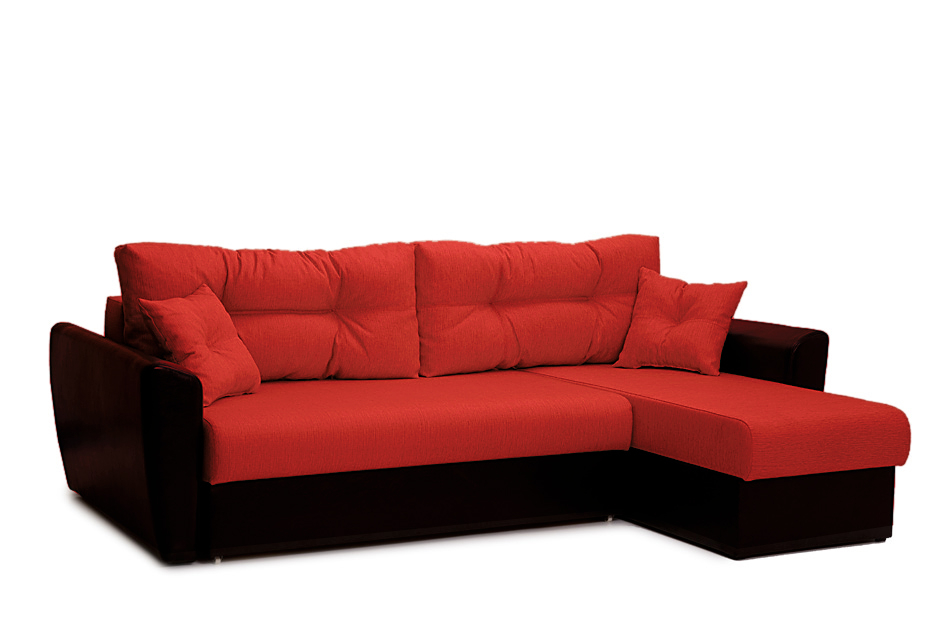 Диваны угловые в гостиную, Диван угловой Амстердам 160, велюр /экокожа