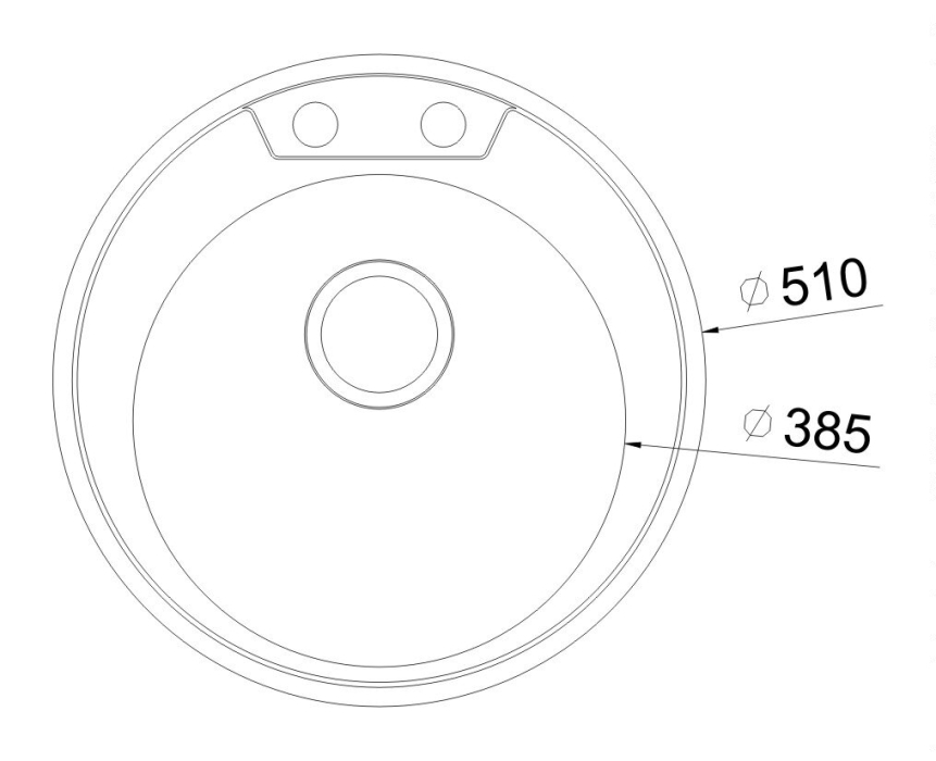 Кухонные мойки, Мойка Oulin OL-R510