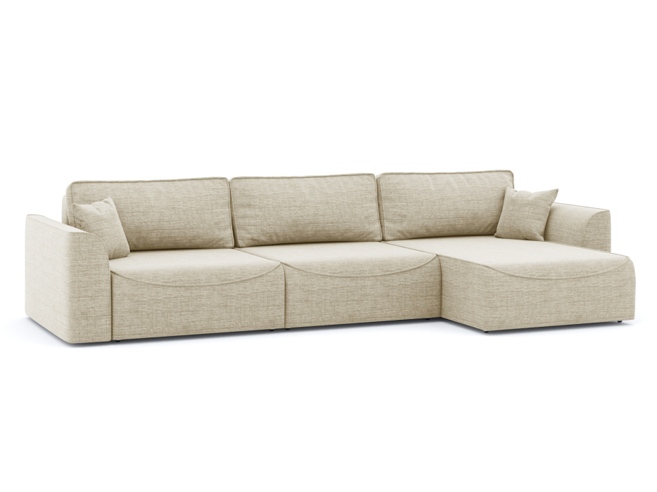 Диваны угловые в гостиную, Диван-кровать угловой Рафаэль 3 секции еврокнижка НПБ, рогожка Люкс