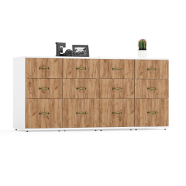 Набор из четырёх тумб три ящика Лидер-8.