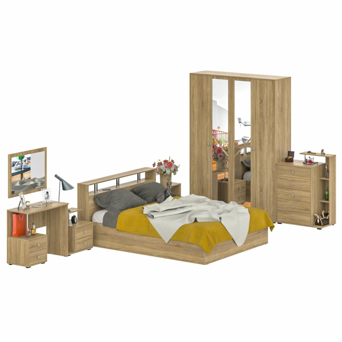 Спальные гарнитуры, Спальный гарнитур Камелия №3