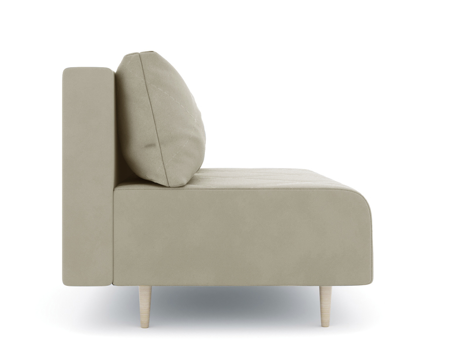 Дизайнерские диваны для гостиной, Диван прямой нераскладной Милли мини 2-х  местный без подлокотников, велюр