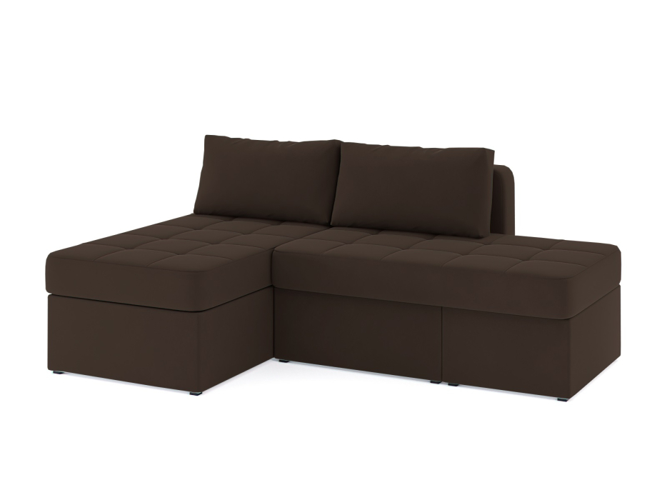 Диваны угловые в гостиную, Диван-кровать угловой Оливер еврокнижка-трансформер, велюр