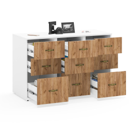 Тумбы три выдвижных ящиками 3.16 Лидер-8