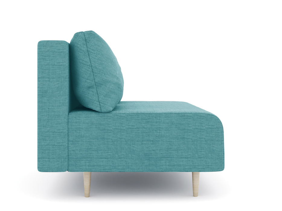 Диваны прямые кухонные, Диван прямой нераскладной Милли мини 2-х  местный без подлокотников, рогожка