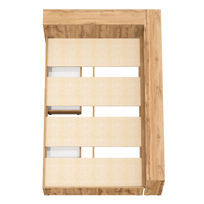 Кровати 120 см, Ксения 1200 кровать с ящиками, ящиком для белья и прикроватным блоком для вещей