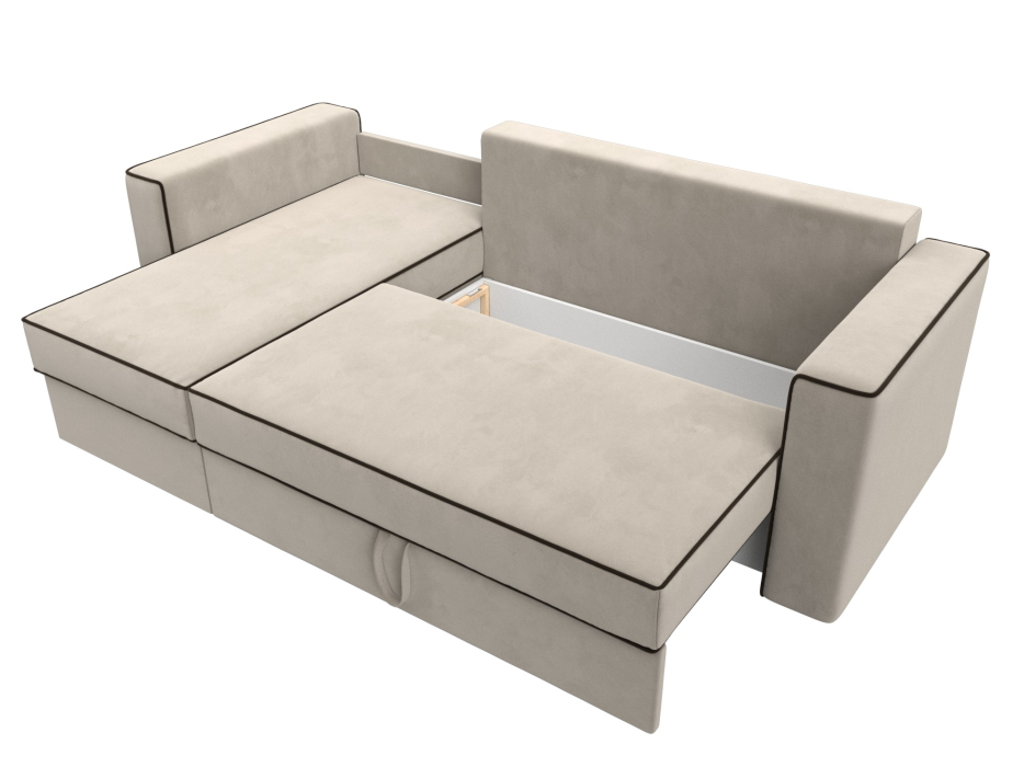 Диваны угловые в гостиную, Угловой диван Принстон левый угол, микровельвет