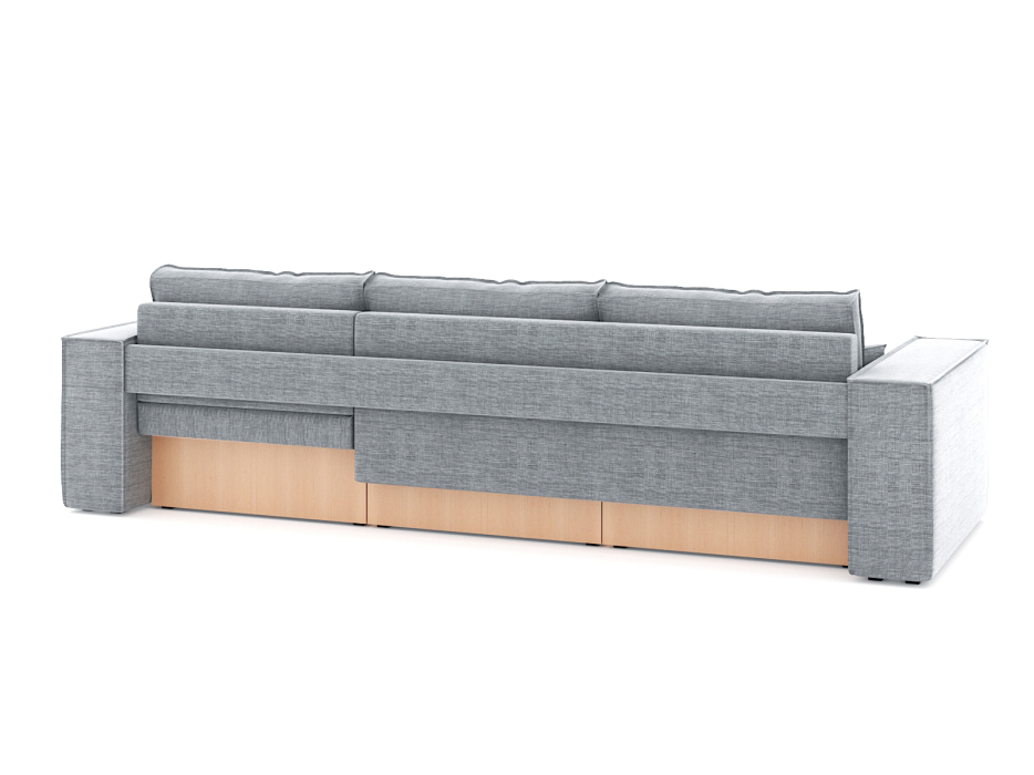 Диваны угловые в гостиную, Диван-кровать угловой Фостер Лофт, еврокнижка рогожка