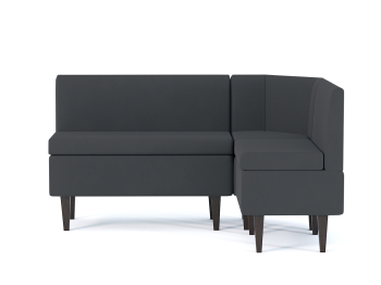 Диван кухонный угловой Лео, велюр