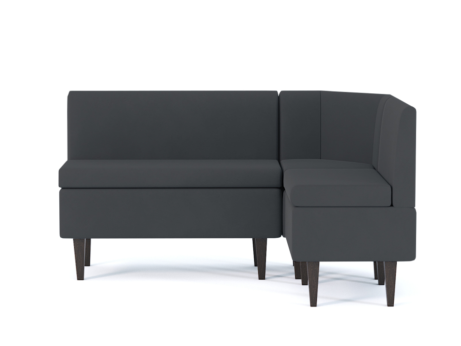 Кухонные уголки, Диван кухонный угловой Лео, велюр