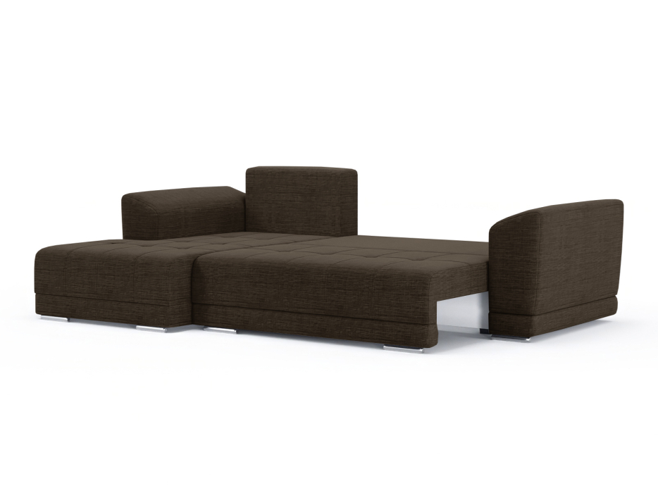 Диваны угловые в гостиную, Диван-кровать угловой Рентон еврокнижка, рогожка Люкс