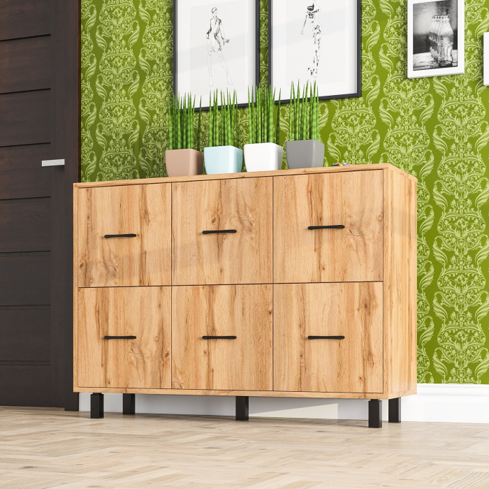 Комоды, Комод 6-ть ящиков РВК 127-1204