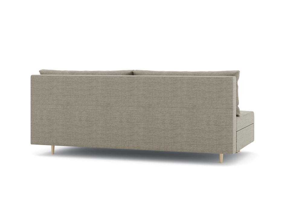 Диваны еврокнижки, Диван-кровать Милли без подлокотников, рогожка Люкс