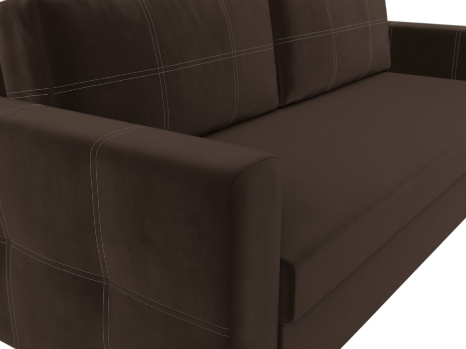 Диваны еврокнижки, Прямой диван Лига-006, микровельвет