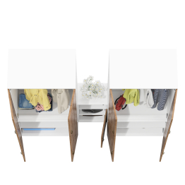 Набор шкафов и тумба с нишей Лидер-8 № 37