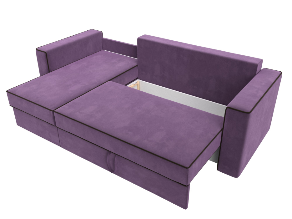 Диваны угловые в гостиную, Угловой диван Принстон левый угол, микровельвет