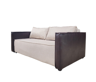 Диван-кровать аккордеон  Барон 160, рогожка/экокожа