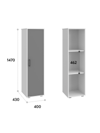Шкаф-пенал Оскар ОС-01