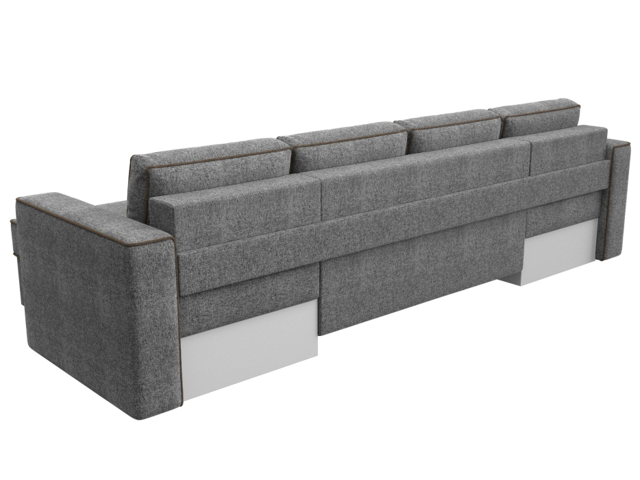 Диваны еврокнижки, П-образный диван Принстон, рогожка