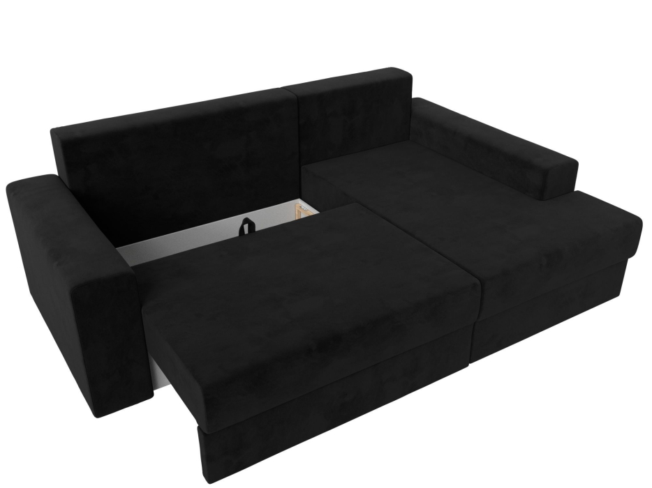 Диваны угловые в гостиную, Угловой диван Майами правый угол, велюр