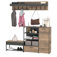 Прихожие, Обувница для прихожей Трувор с комодом и двумя вешалками для одежды