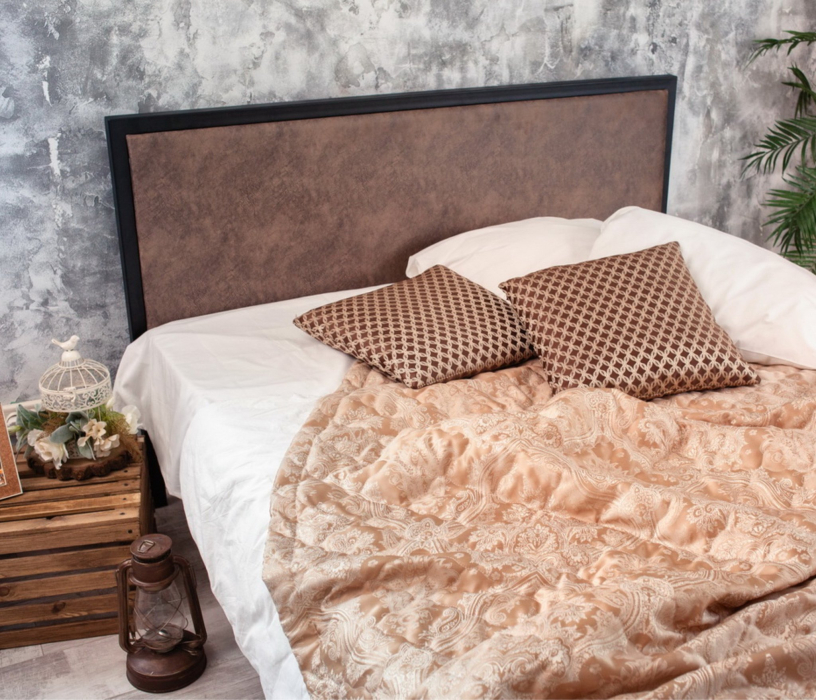 Кровати 90 см, Кровать в стиле лофт Лоренцо 0.9 (Черный)