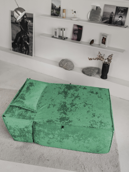 Кресло для отдыха, Бескаркасное кресло Клайд,плюше