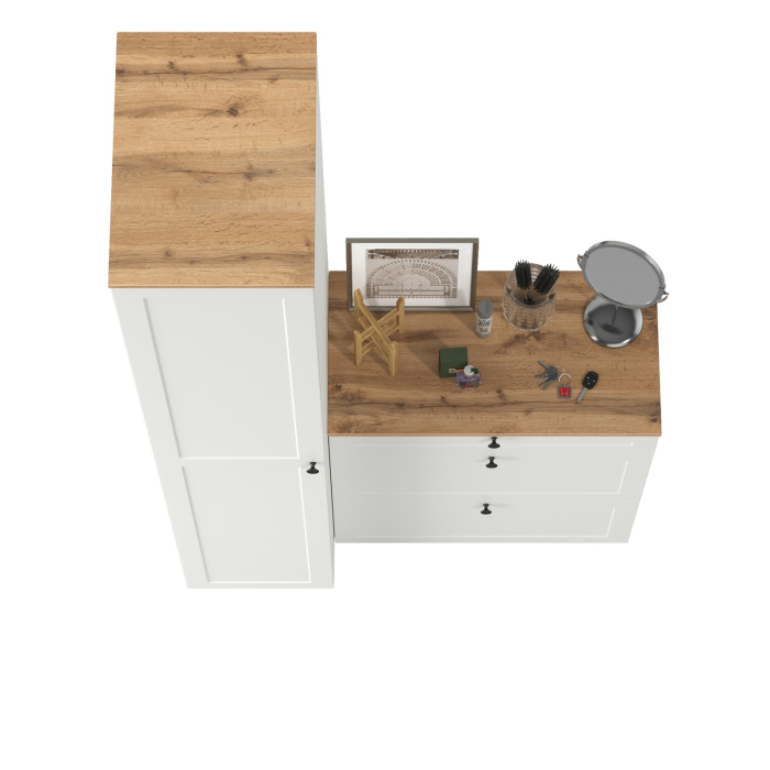 Прихожие, Обувница с пеналом для одежды Остин