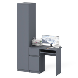 Стол компьютерный МС-1 левый с пеналом Мори 400