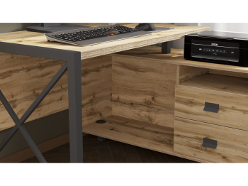 Стол рабочий универсальный Калифорния Хардвиг 1200 ЛДСП