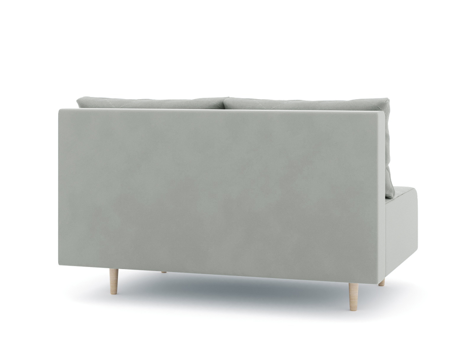 Дизайнерские диваны для гостиной, Диван прямой нераскладной Милли мини 2-х  местный без подлокотников, велюр