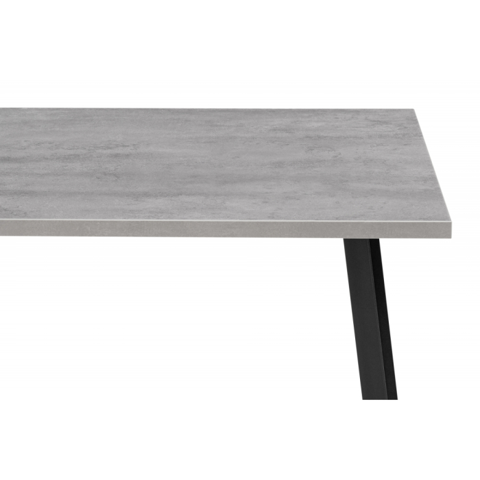 Обеденные столы, Стол деревянный Тринити Лофт 120х80х75 22 мм (Бетон светлый)