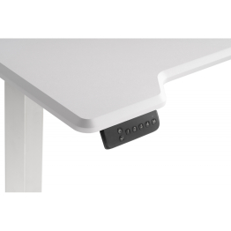 Компьютерный стол Маркос с механизмом подъема 120х75х75, белый