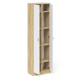 Два пенала для прихожей серии П-6 МДФ фрезеровка ромб