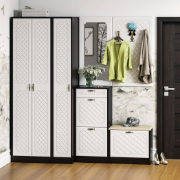 Набор модульной мебели для прихожей П-6-500 № 51 фрезеровка ромб